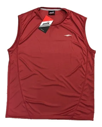 Avia Musculosa Deportiva Liviana Hombre Rojo