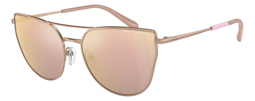 Óculos De Sol Armani Exchange 2045s 61036x Dourado Feminino