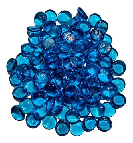 Imagen 7 de 8 de Gemas De Vidrio X 500 Gs. Aprox 95 Unid. Traslucidas Surtida