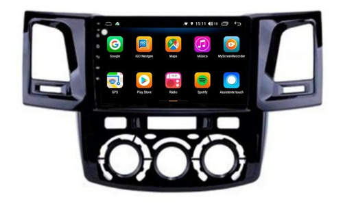 Stereo Multimedia Android Toyota Hilux 2010/2015