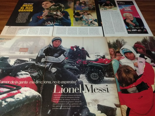 (ad100) Lionel Messi * Recortes Revistas Clippings (Usado)