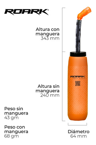 Caramañola Botella Deportiva Roark Running Soft Flask 500ml