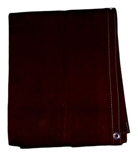Lona Antichispa Reforzada Roja De 2x2 Mts.