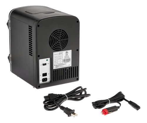 Rca. Mini Refrigerador Retro Para 6 Latas Negro