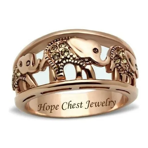Anillo de oro elefante sale
