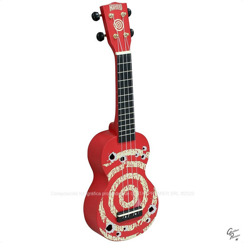 Ukelele Soprano Diseño Mahalo + Funda + Pua + Envio Gratis