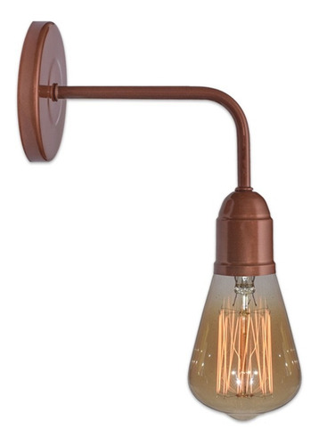 Lampara Aplique Pared Industrial Moderno Vintage Apto Led