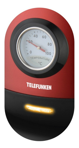 Imagen 4 de 5 de Pava Jarra Eléctrica Acero Inoxidable Pe900 1.7lt Termometro
