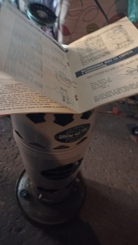 Estufa Calorifero Bram Metal N10 A Kerosene Funciona (Usado)