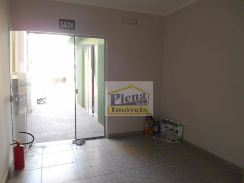 Salão Para Alugar Com Ar Condicionado E 30 M² - Centro - Sumaré/sp - Sl0556
