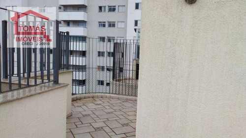 Imagem 23 de 30 de Cobertura Na Vila Mangalot Com Duas Vagas Para Auto - Co0016