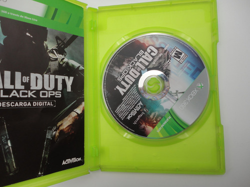 Call Of Duty Black Ops Para Xbox 360 Xbox One Series X (Usado)