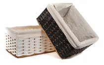 Comprar Hermosos Canastos Con Tela 20x30x15 Alto Super Precio X 6