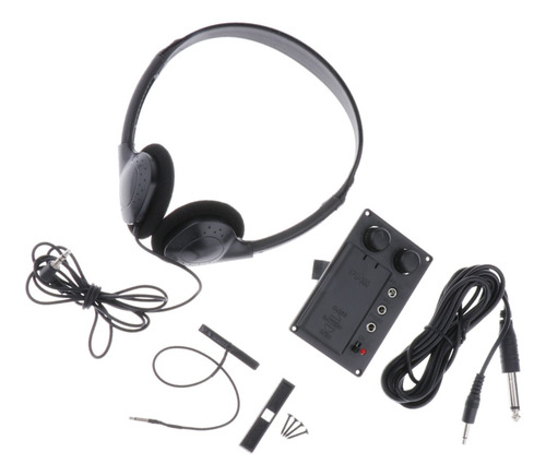 Kit De Recogida De Violín Eléctrico Diy + Audífonos +
