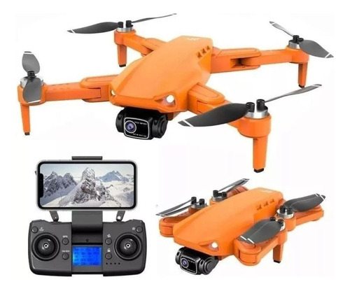 Drone Lyzrc L900 Pro Dual Câmera Cor Laranja 5ghz 2 Baterias