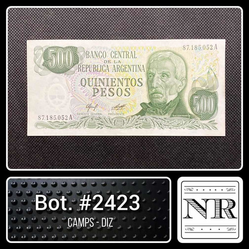 Argentina - 500 $ Ley - Año 1978 - Bot. #2423 - C | D