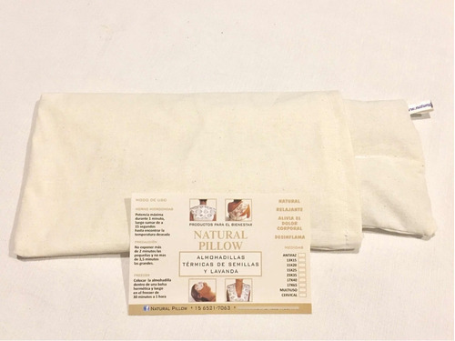 Imagen 3 de 7 de Almohadilla Semilla 14x25 Con Funda / Empresas P/microondas