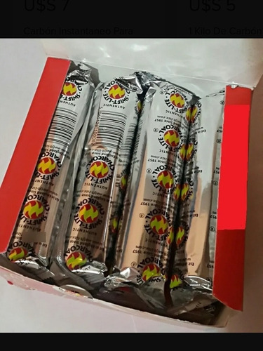 Imagen 1 de 5 de Carbones Instantáneos Para Narguile