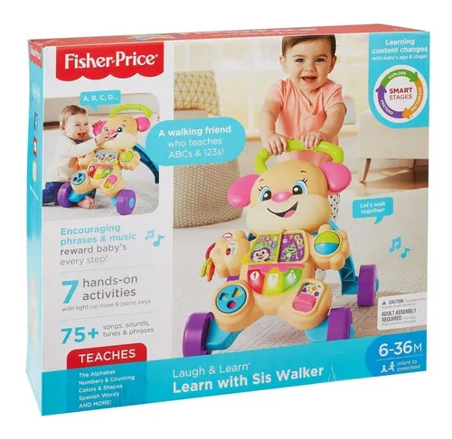 Andadera Caminador Perrita Puppy Fisher Price Camina Conmigo