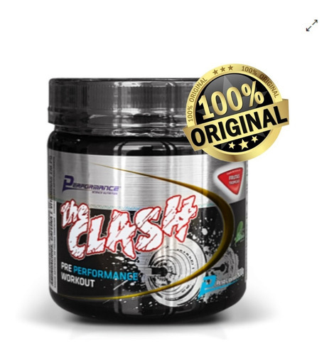 The Clash Pre Workout 500g Performance Nutrition Pré Treino Sabor Framboesa