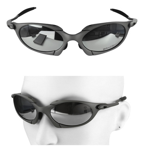 Oculos Sol Lupa Mandrake Juliet Proteção Uv Metal + Case