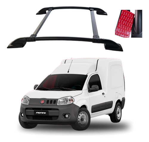 Rack Bagageiro De Teto Suporte Fiorino Colado 1995 A 2025