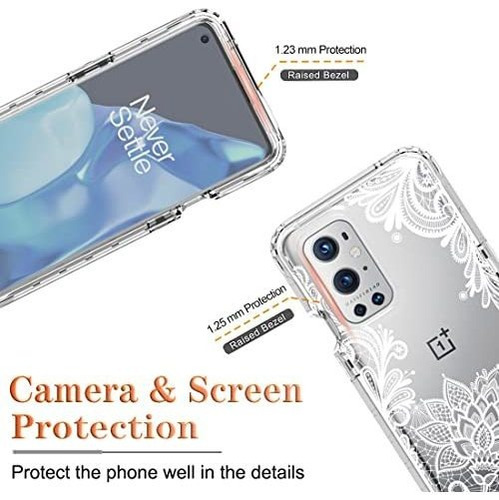 Yerebel Funda Para Oneplus 9 Pro 5g Le2121 Con Cristal Templ
