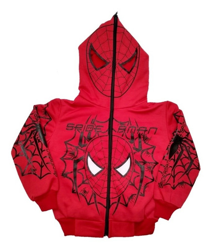 Buso Hoodie Superheroes Spiderman (hombre Araña) Para Niño 