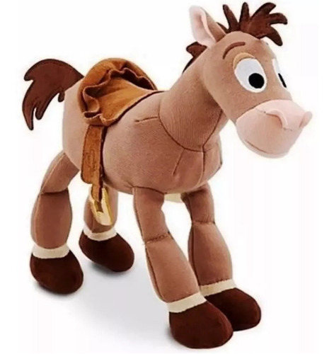 Pelucia Bala No Alvo Cavalo Wood Toy Story 26 Cm Original 