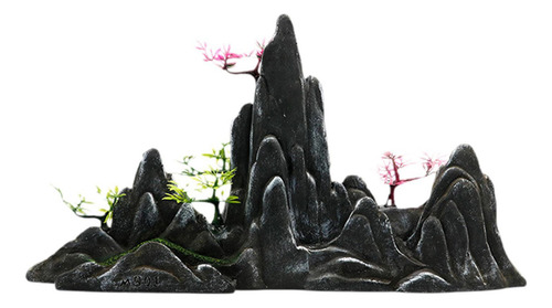 Cwa Decoración De Acuario, Vista A, Adorno De Piedra De