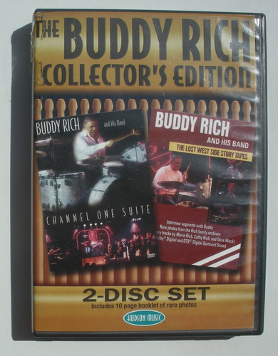 Dvd The Buddy Rich Collector's Edition 2 Dvd Booklet Imp Usa