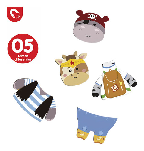 Jogo Magnético Com Que Roupa Eu Vou? 0468 - Nig Brinquedos