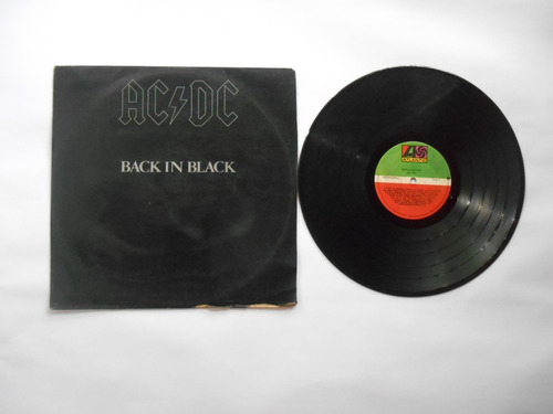 Lp Vinilo Ac-dc Back In Black Edicion Colombia 1991
