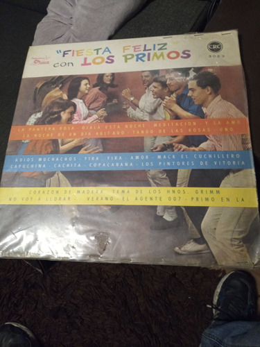 Vinilo Los Primos Fiesta Feliz