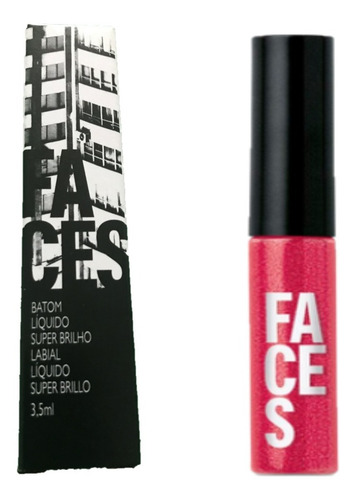 Batom Líquido Supre Brilho Natura Faces - Rose Glam