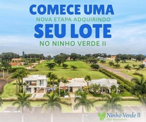 Um Lote Terreno - Condomínio Luxuoso Ninho Verde Ii Eco Residence - Dois Clubes Com Piscinas, Segurança 24 Horas, Playground, Trilhas Ecológicas, Ônibus Local E Muito Mais...