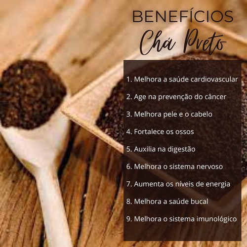 Chá Preto Zero Açúcar Caixa Com 10 Sachês Q-vita 15g