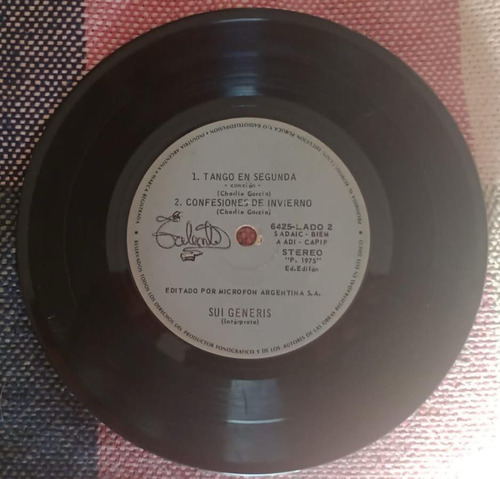 Vinilo Simple Sui Generis Quizas Porque, Confesiones De... (Usado)