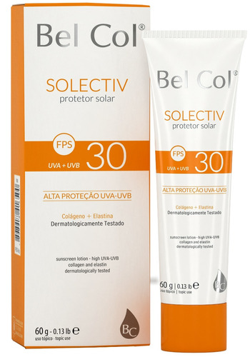 Bel Col Solectiv Protetor Solar Fps 30 - 60 G