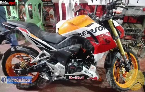 Imagen 3 de 4 de Quilla Carenado Honda Cb190 Cb190r Pechera Modelo Gp