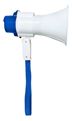 Megafone Portátil Recarregável Com Sirene E Gravador