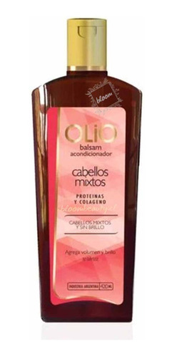 Balsamo Cabellos Mixto Olio 420ml Proteinas Y Colageno