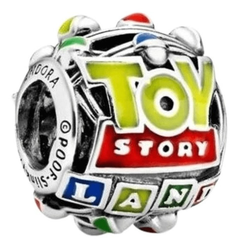 Charm Dije Pulsera De Plata 925 Toy Story