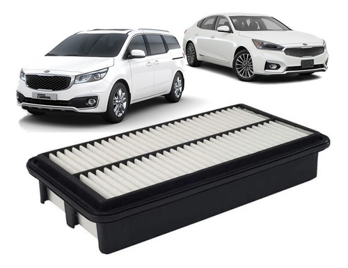 Imagem 3 de 6 de Filtro Ar Motor Kia Carnival Cadenza 3.5 V6 2011 A 2018