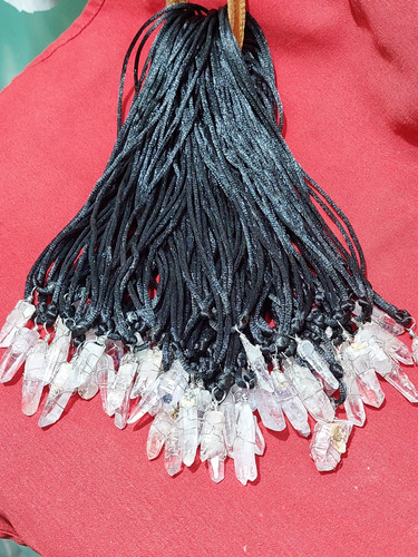 50 Collares De Cuarzos Piedra Natural Amatista