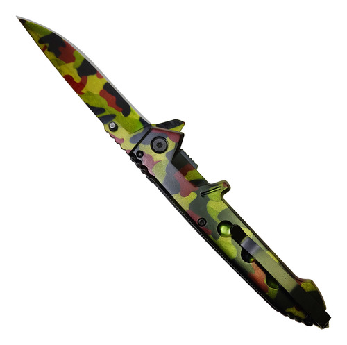 Navaja Cuchillo Táctica Militar Automática Corta Cinturon