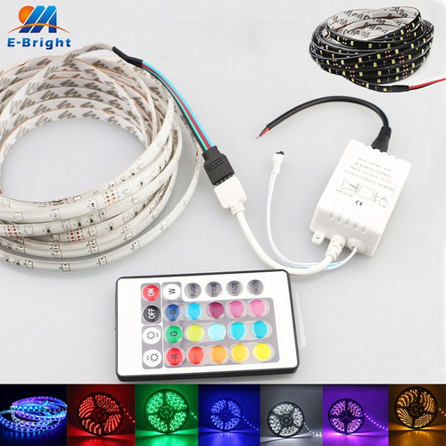 Luces Led Ultra Brillante, Control, Flexible, Tira Led