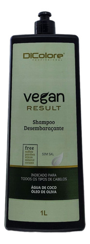 Vegan Result Shampoo Desembaraçante 1 L Dicolore