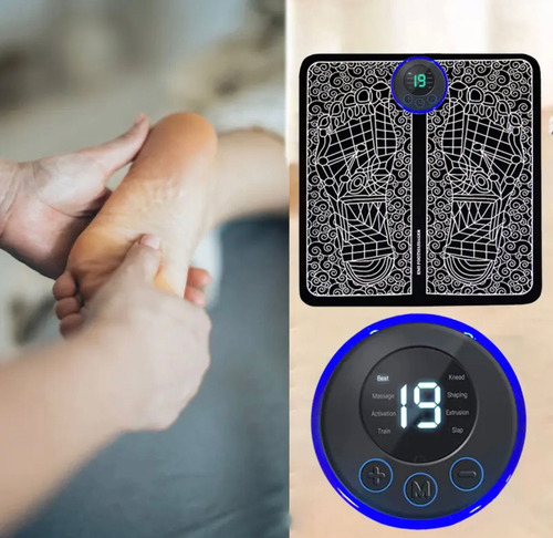 Masajeador Pies Recargable Spa Electrico Acupuntura Portátil
