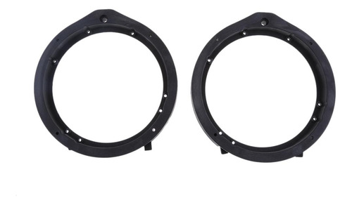 2pcs Negro 6.5 Pulgadas Anillos De Adaptador De Espaciador